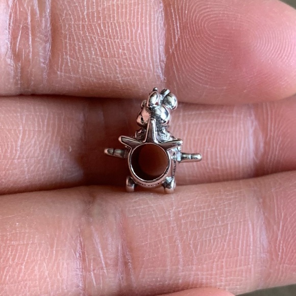 NWOT Disney Mickey Mouse & Minnie Mouse Airplane Charm Sterling Silver 925 - Picture 12 of 13